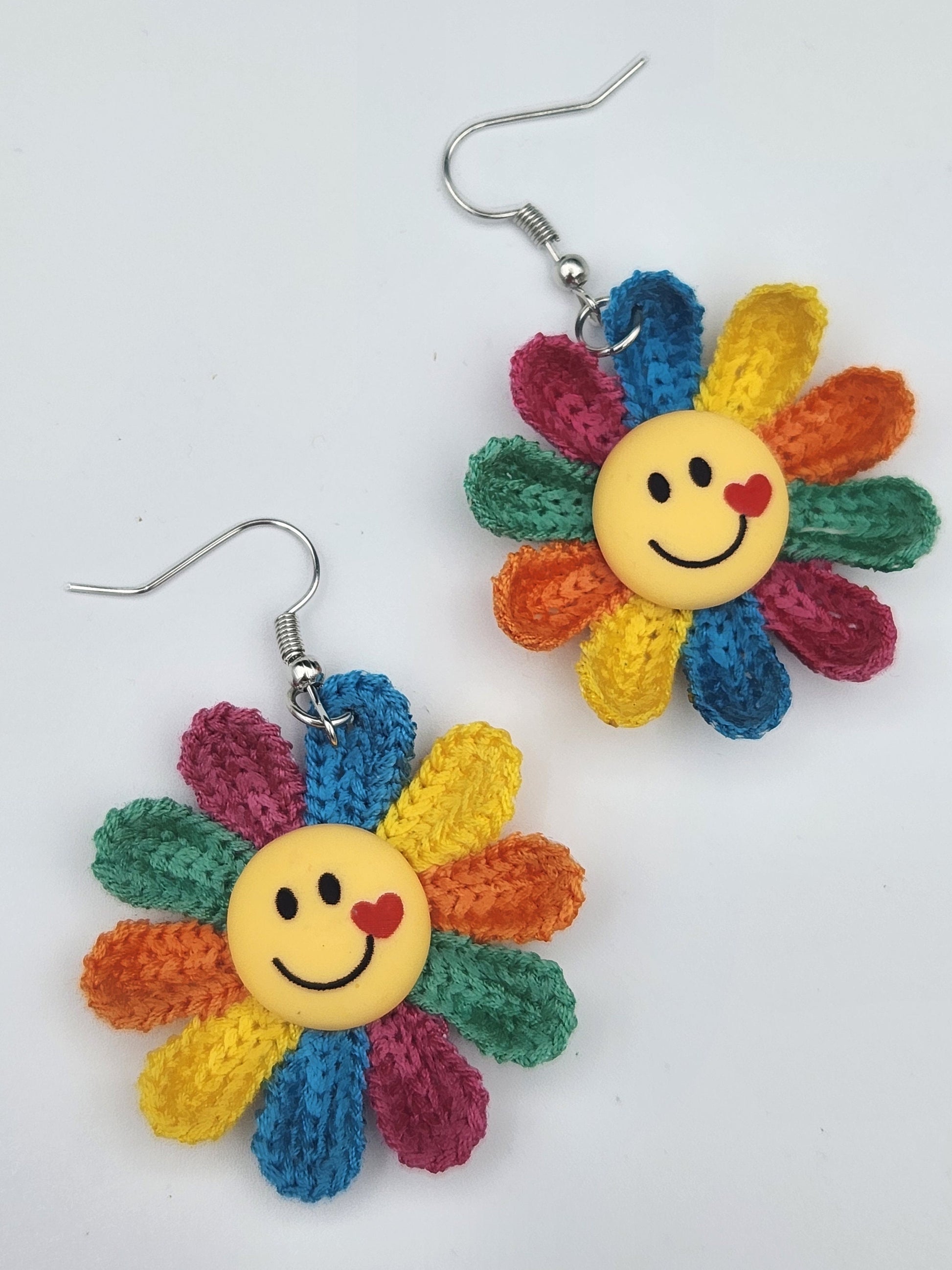 Colorful Flower Earrings