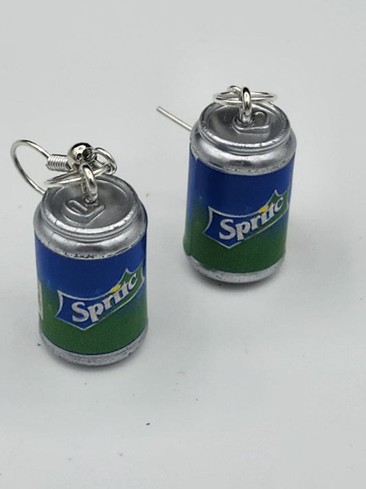 Soda Earrings Sprite inspired