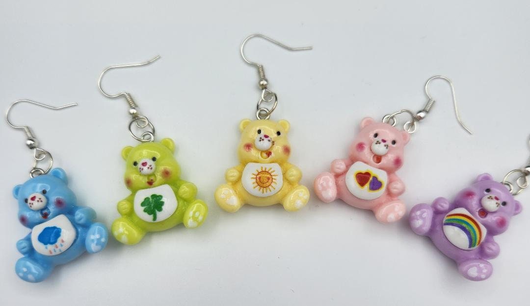 Cute Retro Bear Earrings