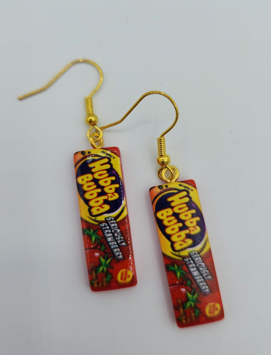 Hubba Bubba Gum Earrings