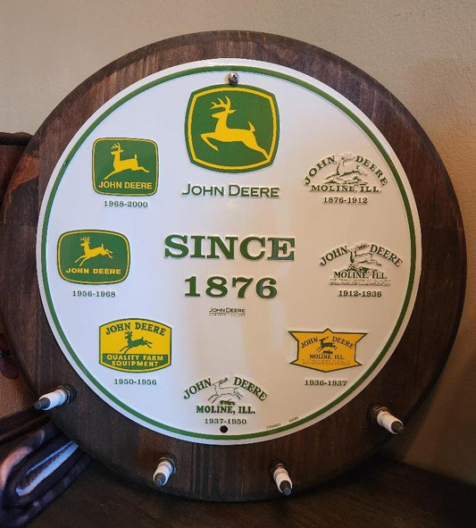 John Deere Coat Hook, hat rack. Key holder. Great gift for Birthday gift for him OR her, housewarming, Christmas