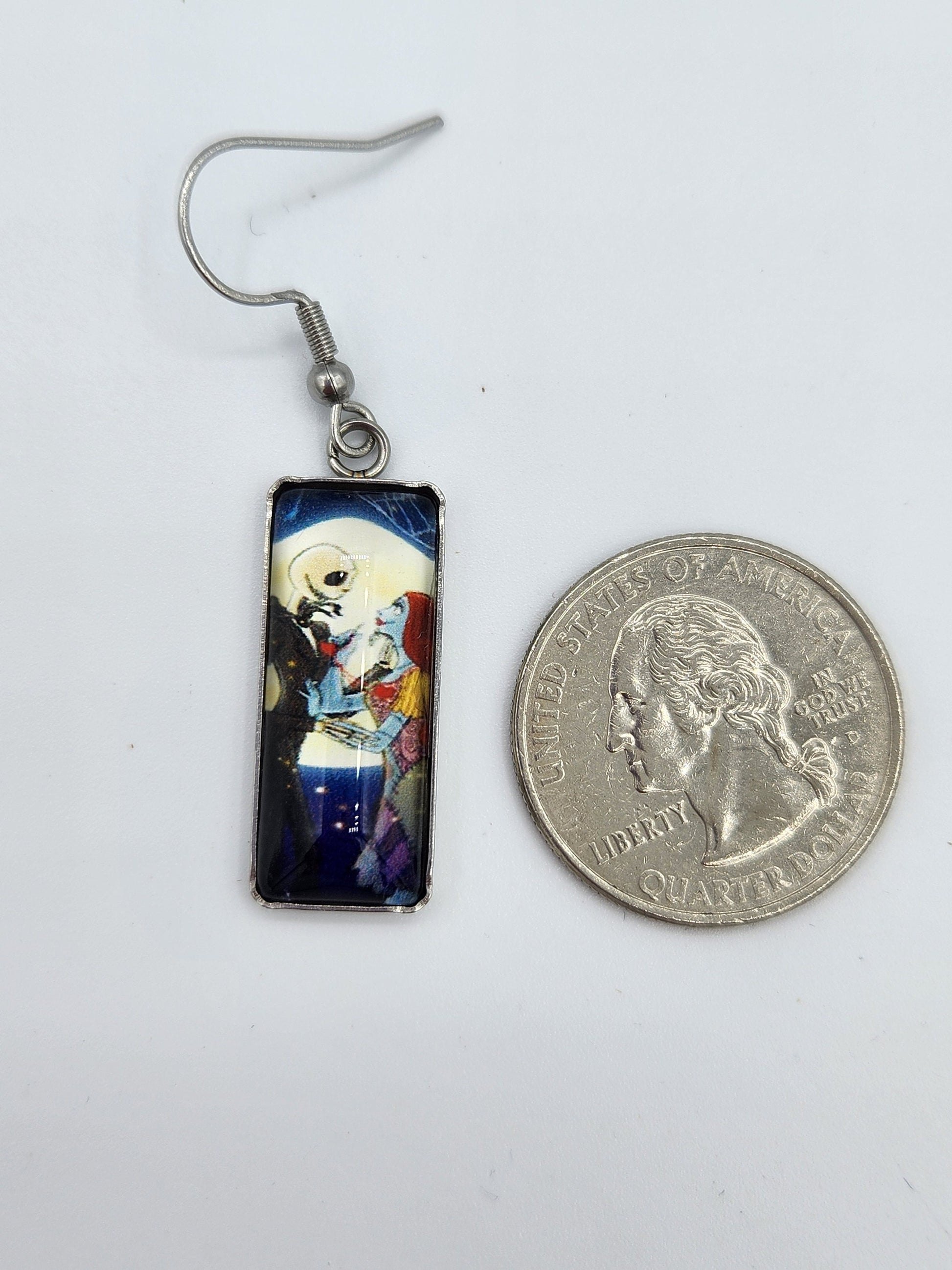 Sally and Jack Earrings halloween christmas