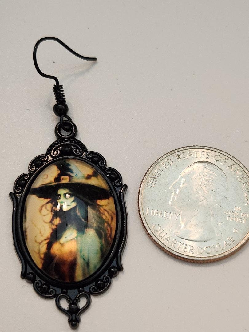 Witch Cameo Earrings