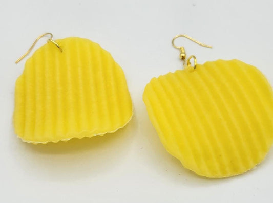 Potato Chip Earrings