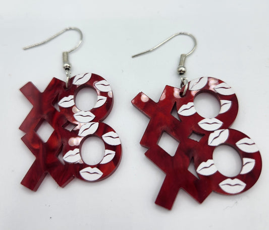 XO Valentine Earrings