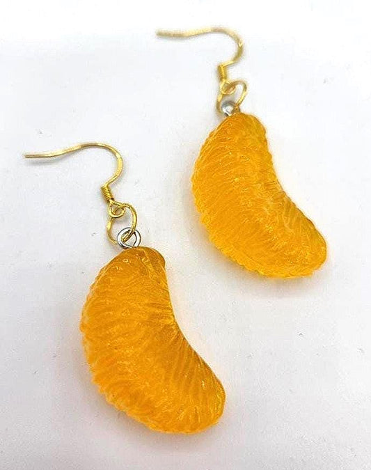 Orange Slice Earrings
