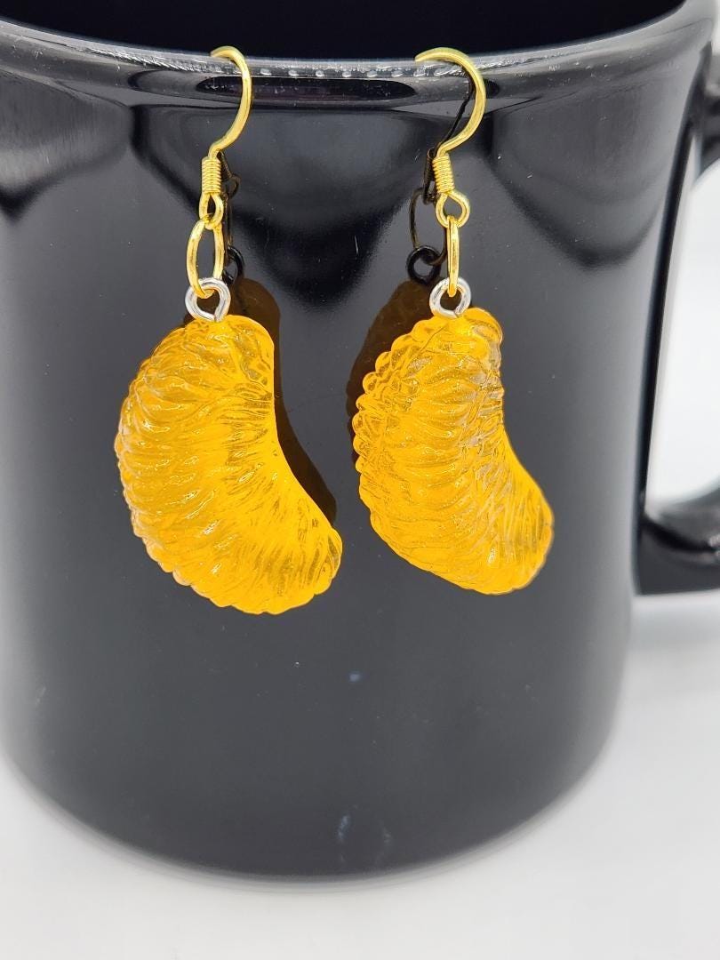 Orange Slice Earrings