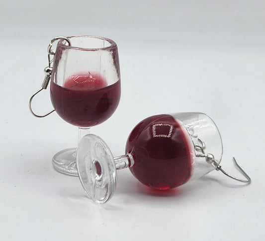 Wine Glass Earrings