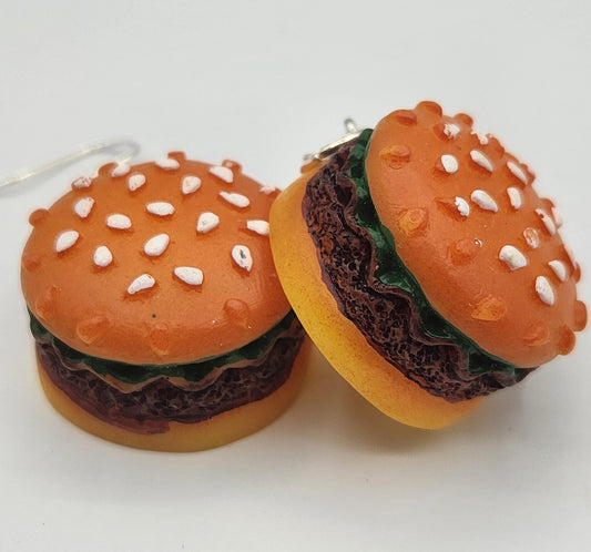 Hamburger Earrings