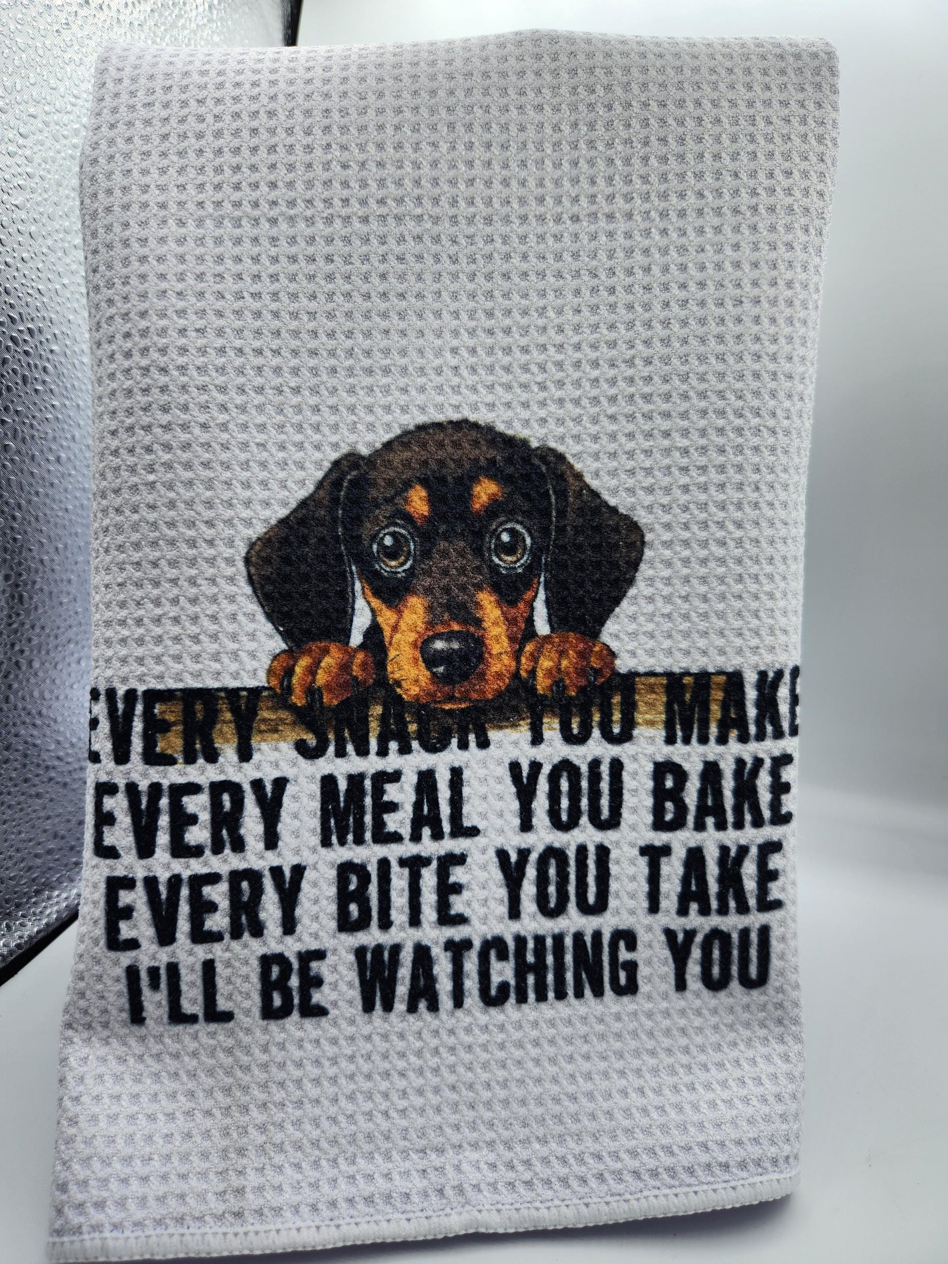 Kitchen Towel Boxer Every Snack Make dachshund