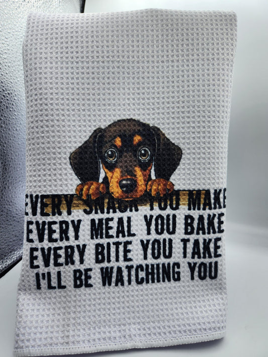 Kitchen Towel Boxer Every Snack Make dachshund