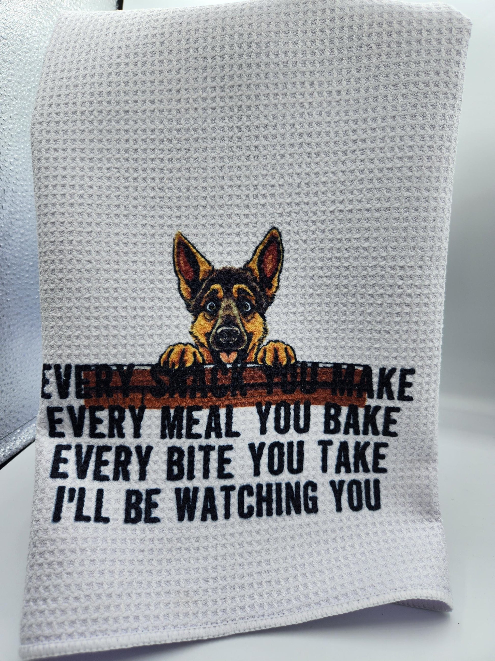 Kitchen Towel Boxer Every Snack German Sheppard