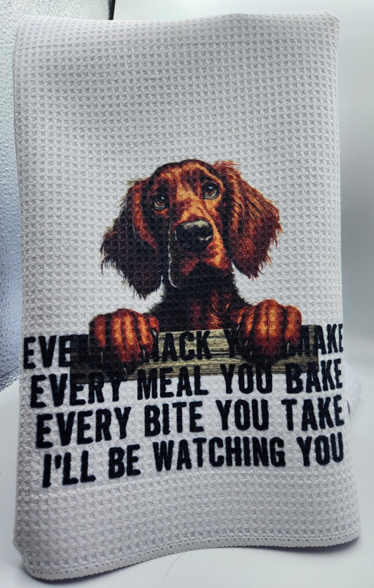 Kitchen Towel Boxer Every Snack Make English Setter