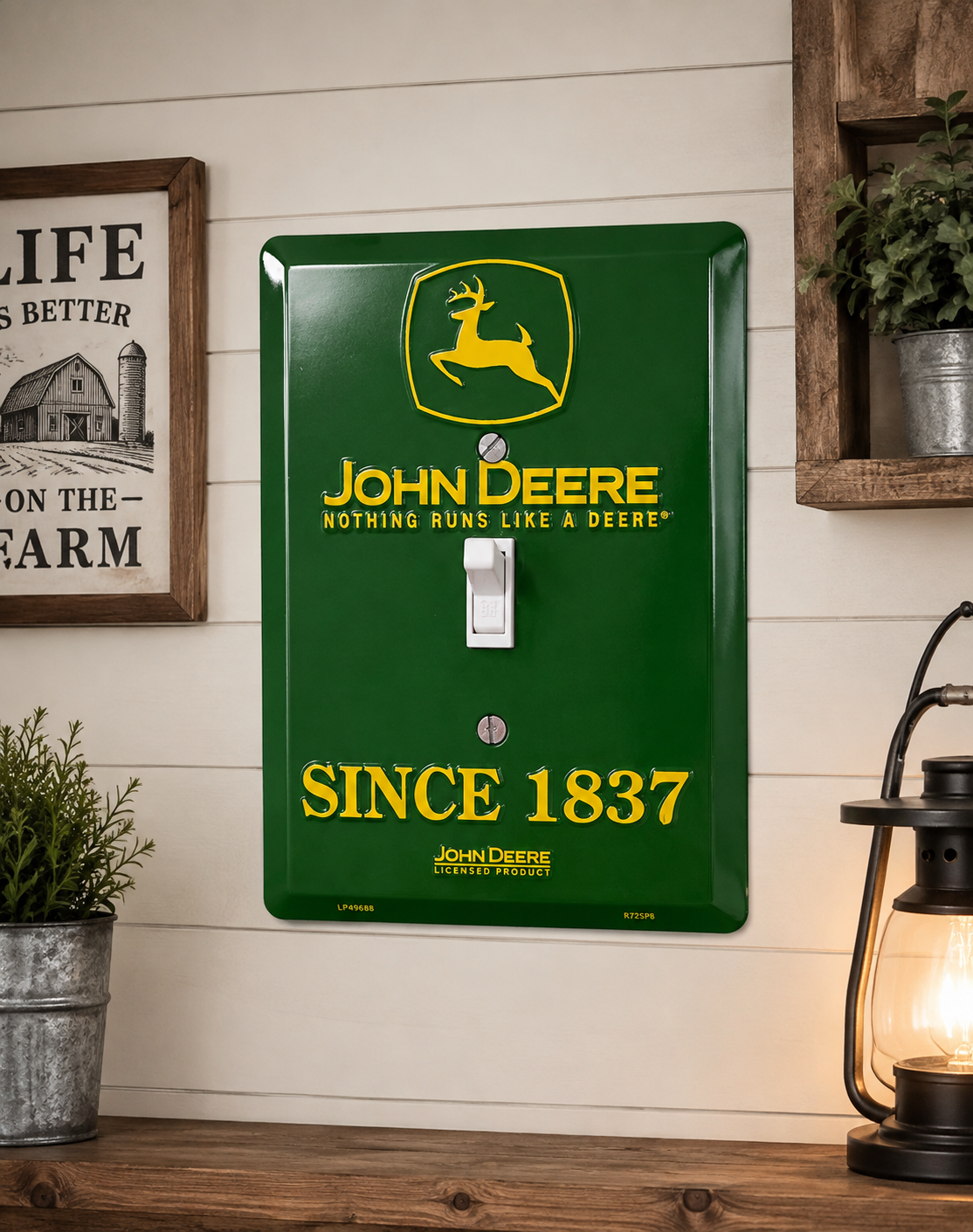 John Deere Wall Switch Cover – Farmhouse Decor