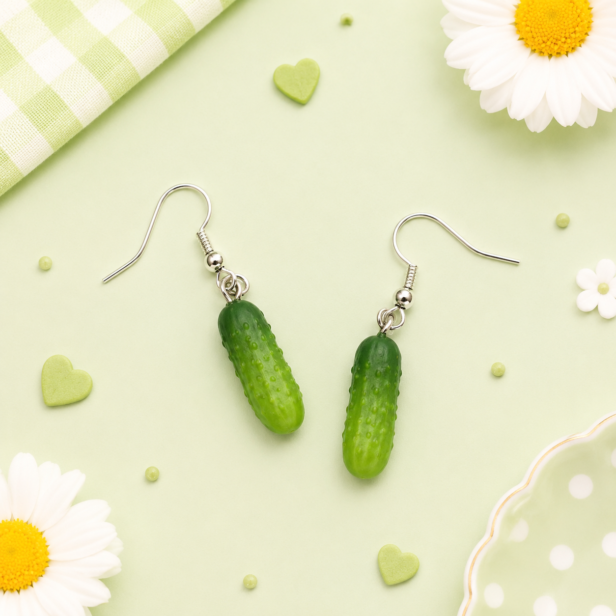 Pickle Earrings