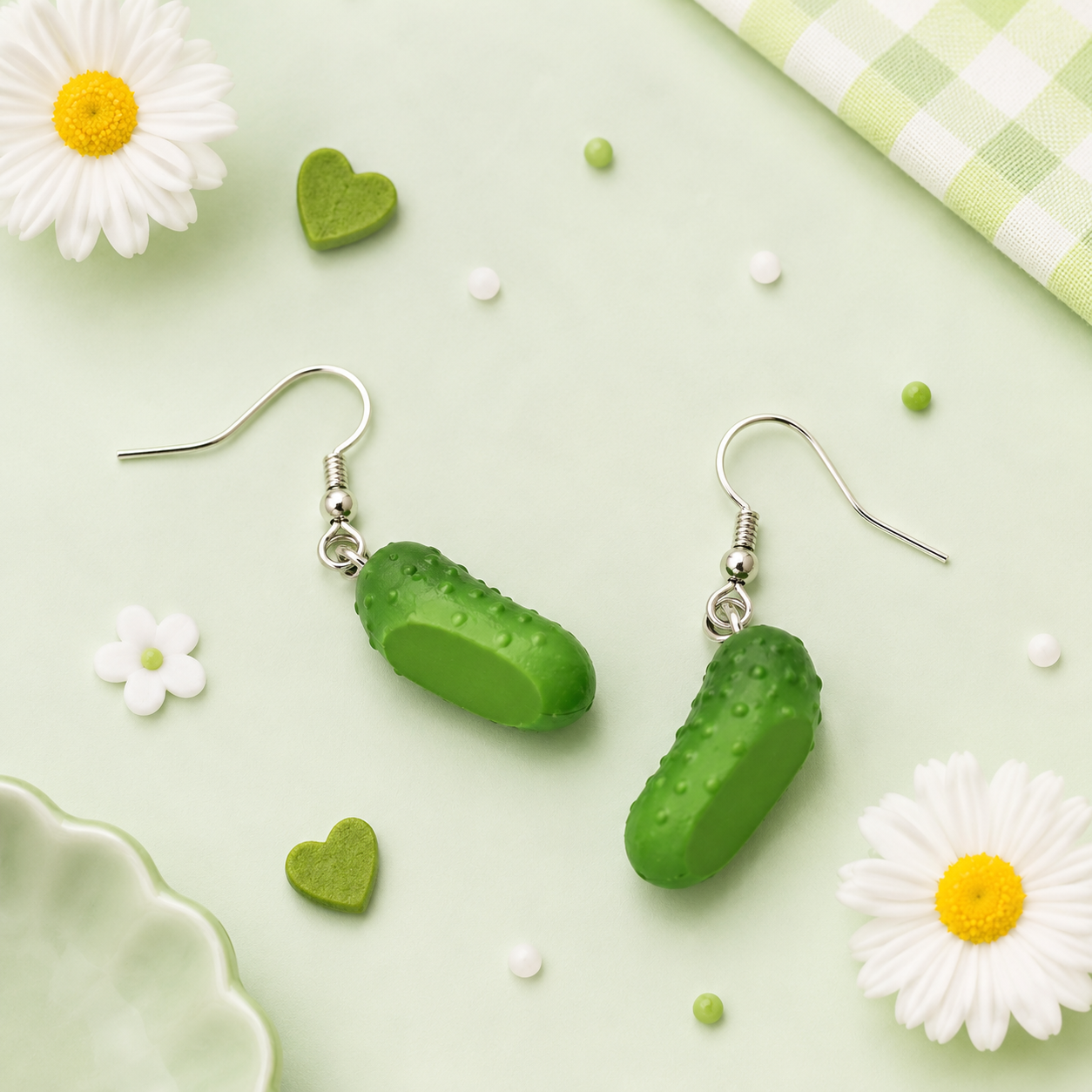 Pickle Earrings