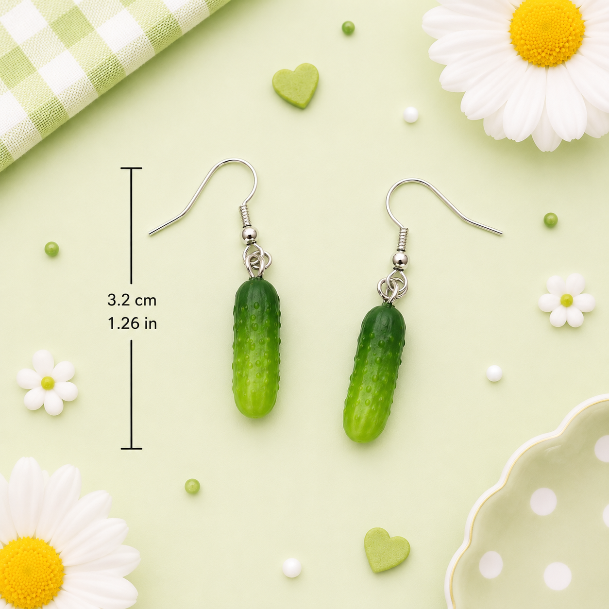 Pickle Earrings