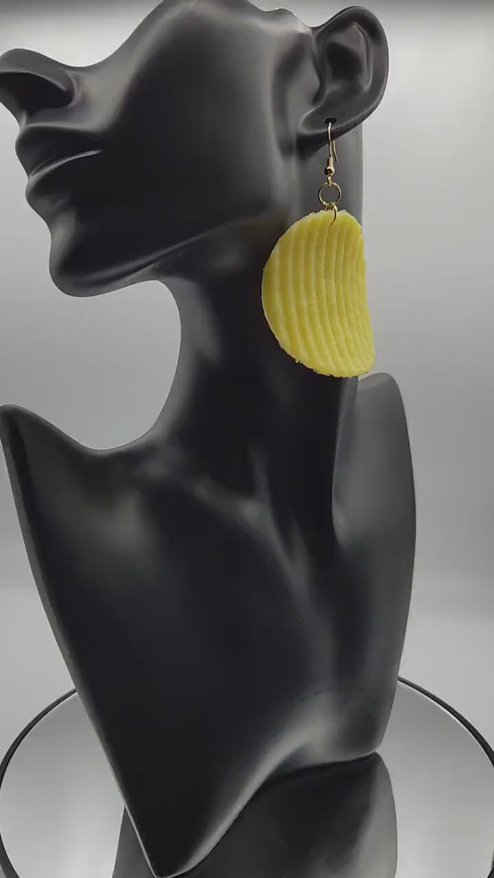 Potato Chip Earrings