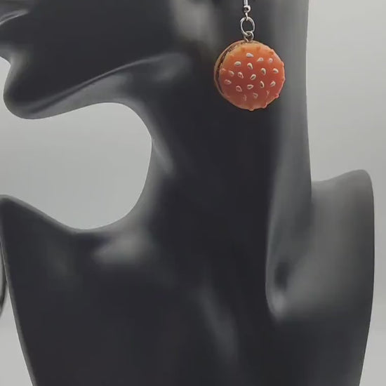 Hamburger Earrings