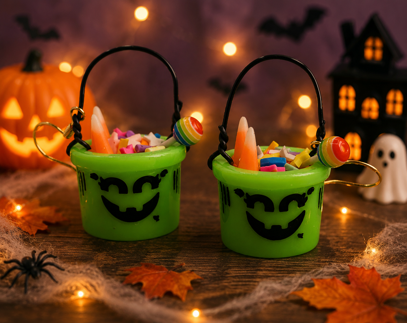Pumpkin Candy Earrings