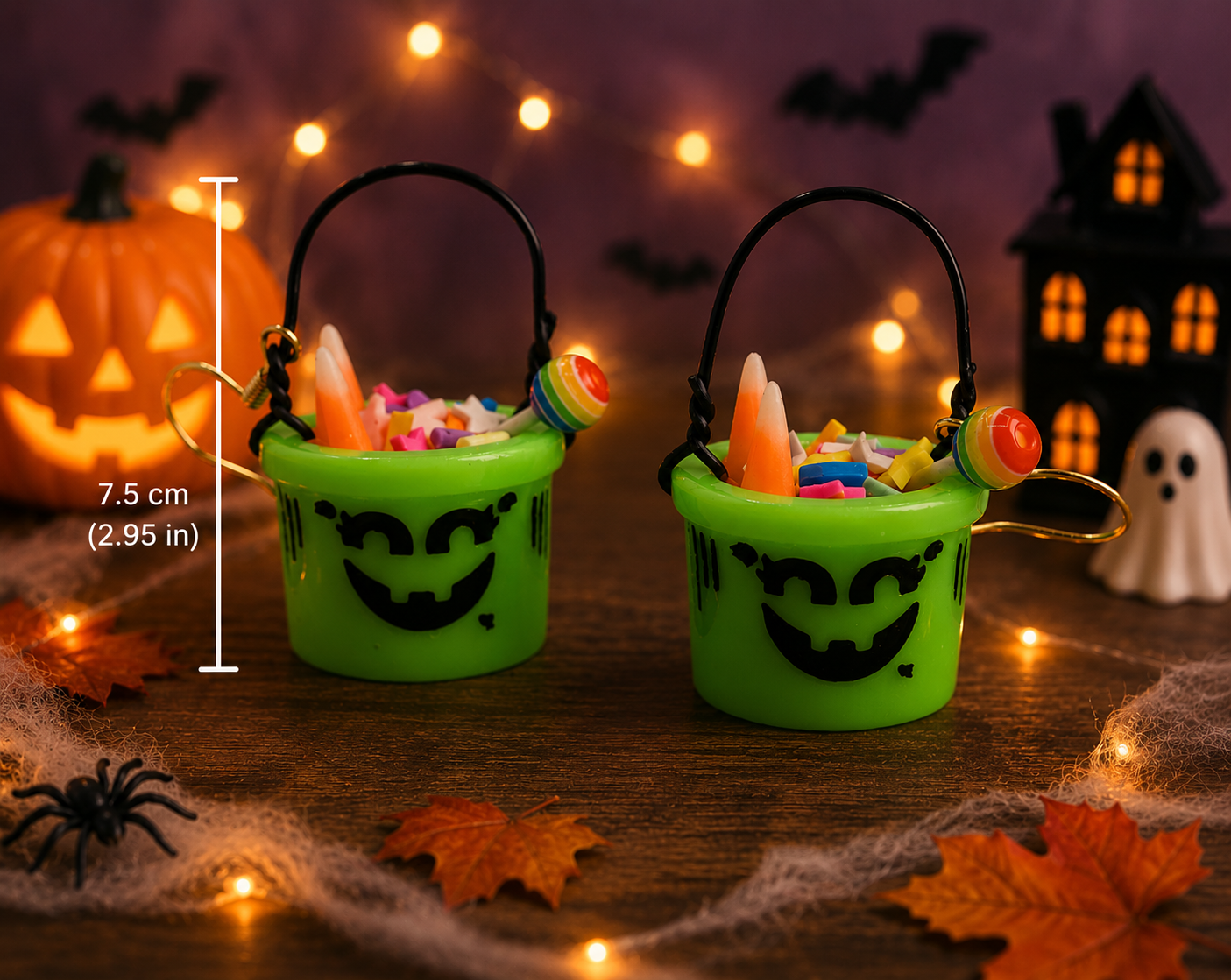 Pumpkin Candy Earrings