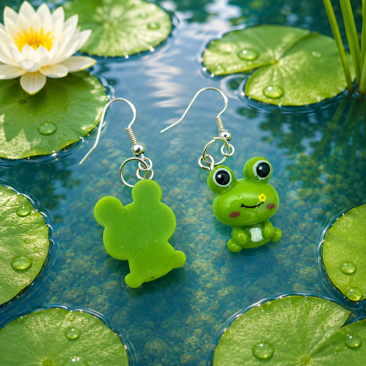 Cute Frog Earrings