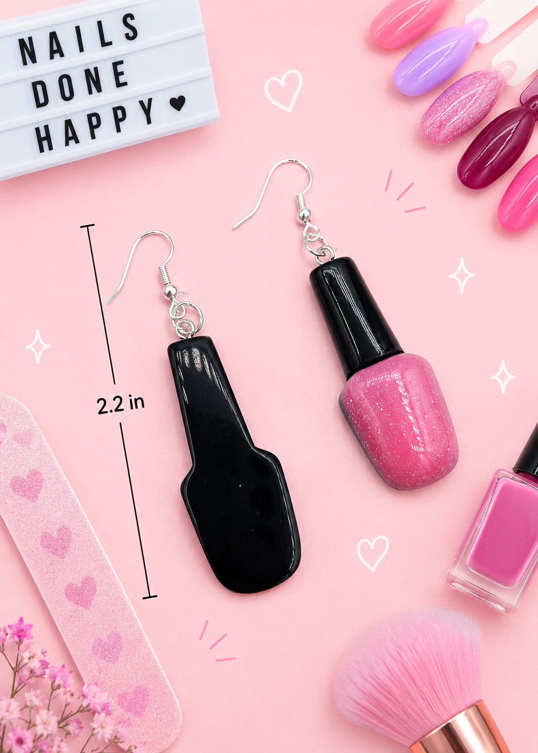 Nail Polish Earrings