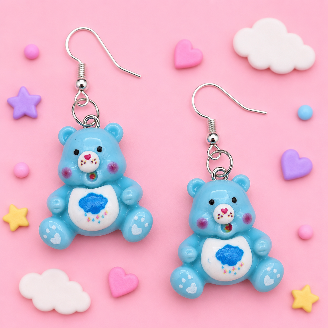 Cute Retro Bear Earrings