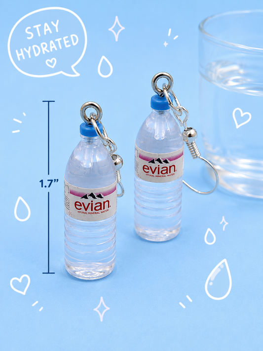 Minature water bottle Earrings