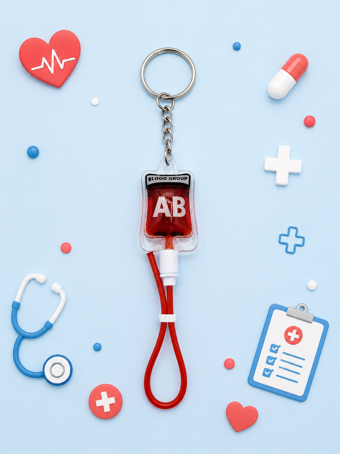 Blood Bag keychains