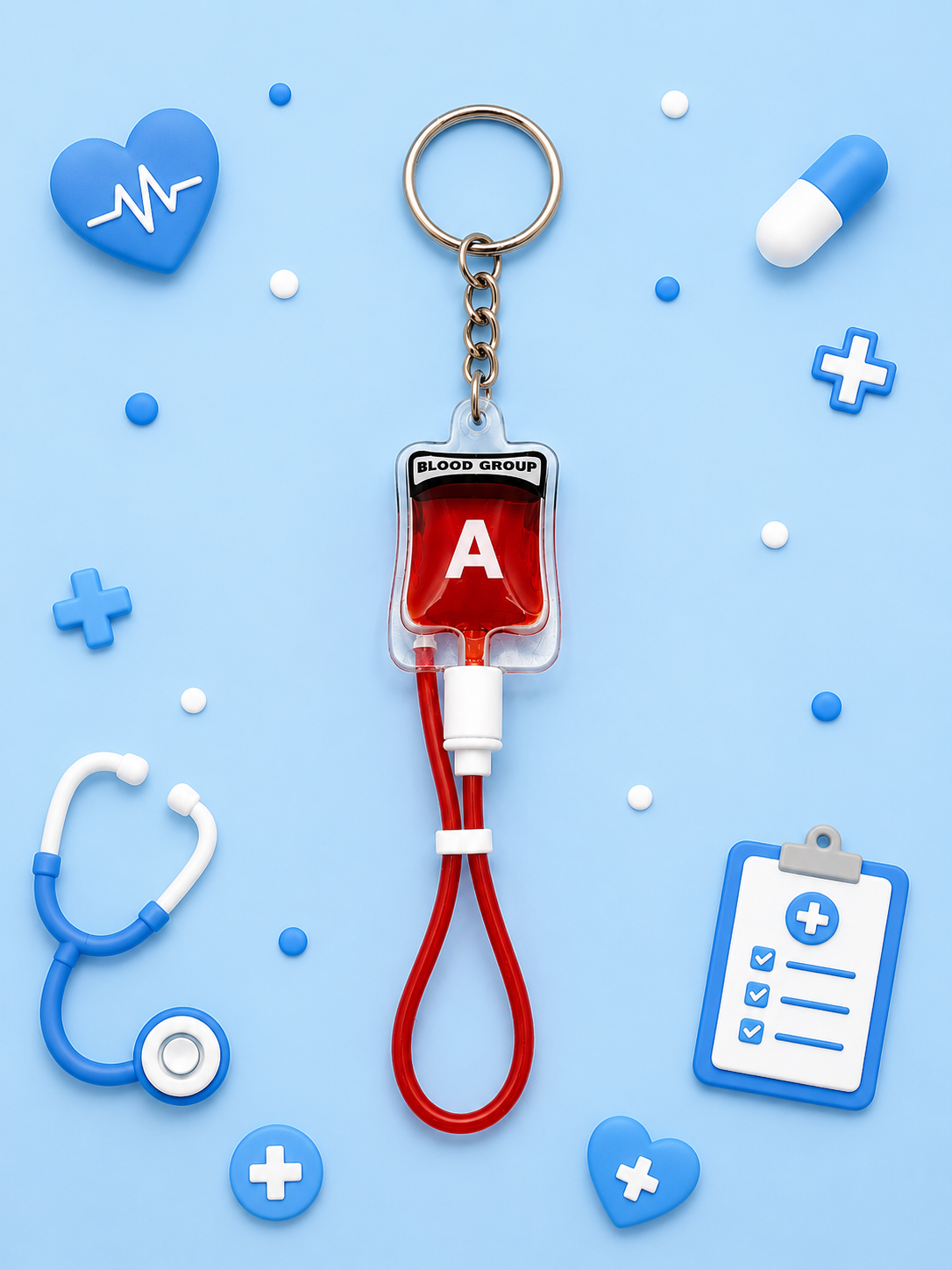 Blood Bag keychains