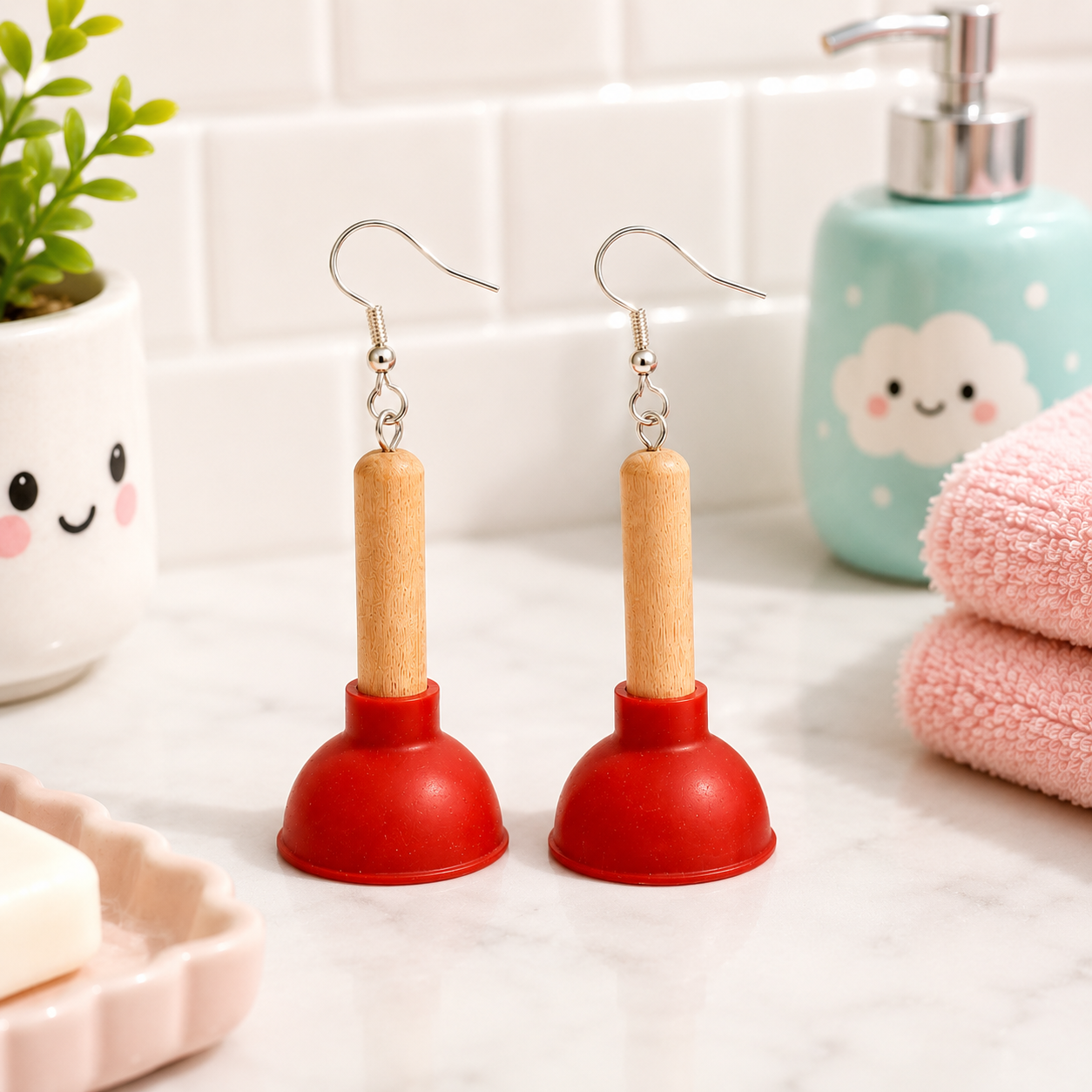 Plunger Earrings