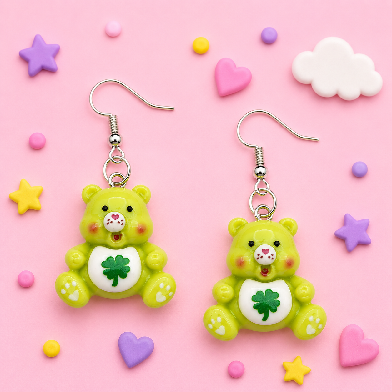 Cute Retro Bear Earrings