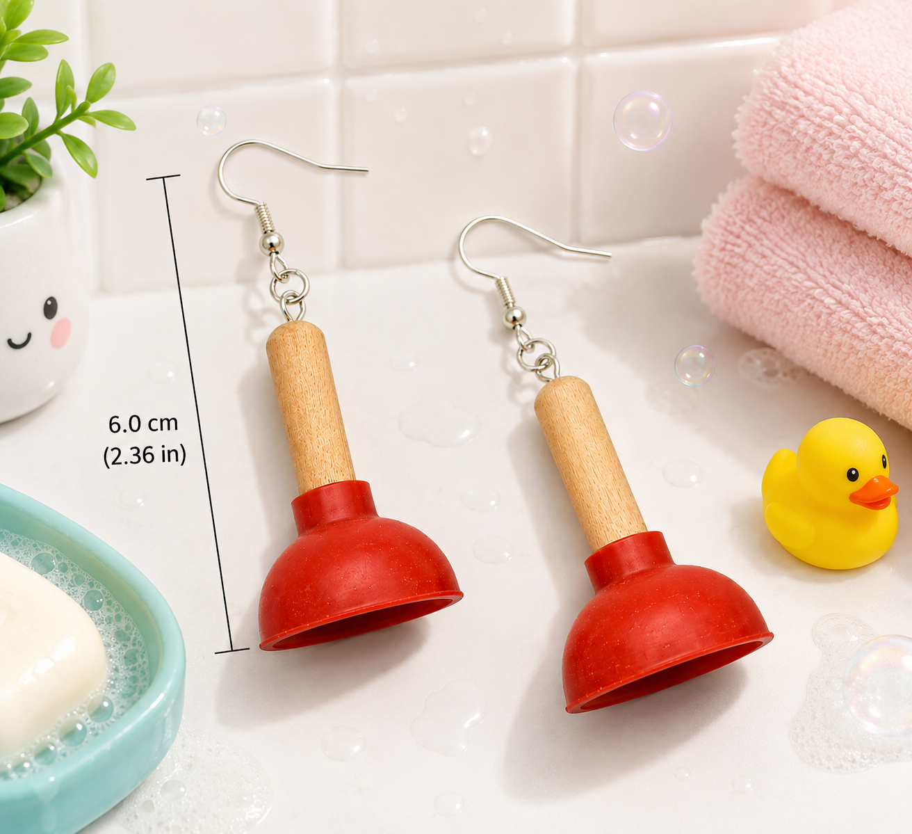 Plunger Earrings