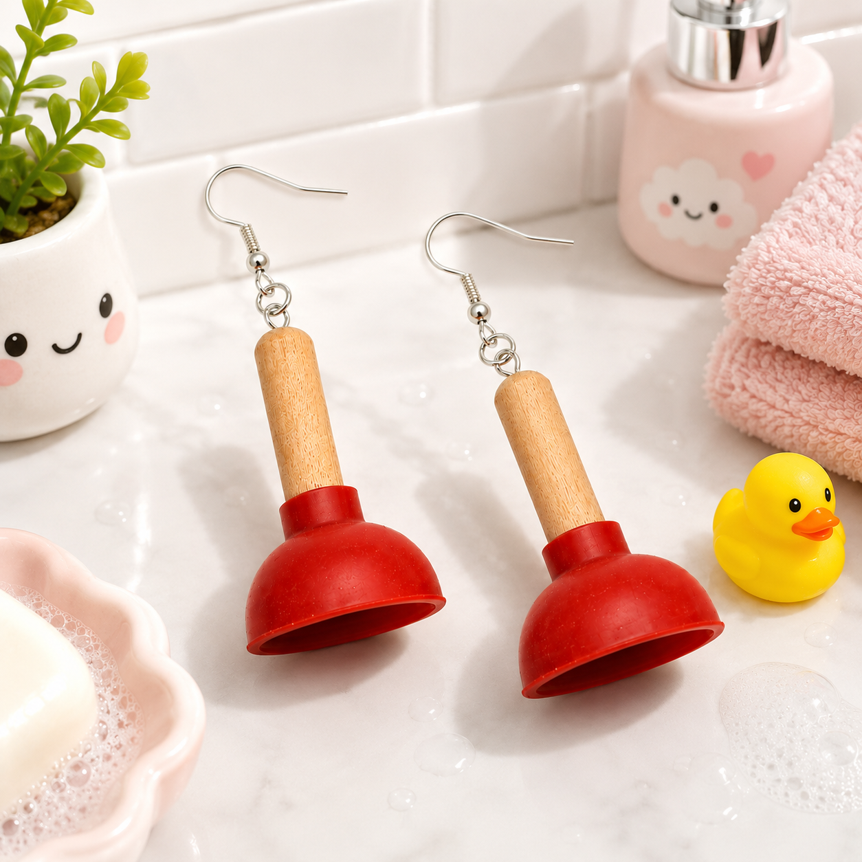 Plunger Earrings