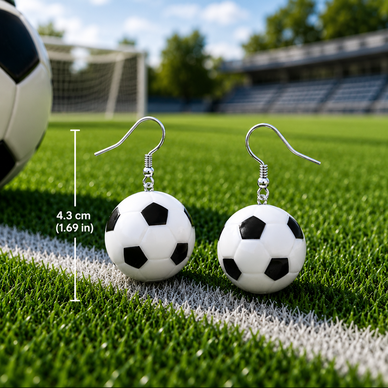 Soccer Ball Earrings – Cute Soccer Mom Earrings